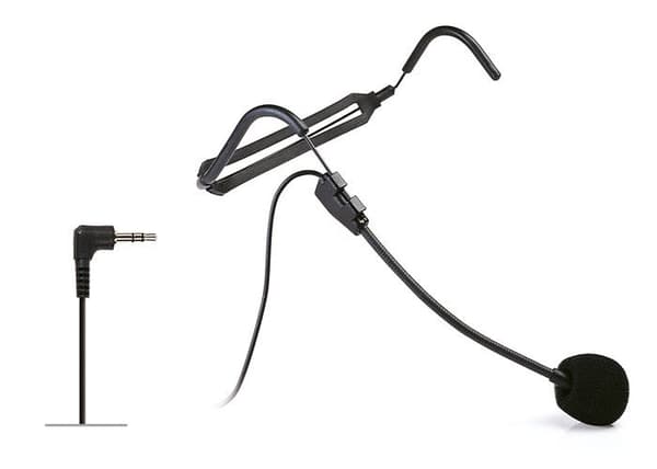 Mikrofon för hörlurar Fonestar FDM621, med 3,5 mm hörlurskontakt, frekvensrespons 50 - 16 000 Hz