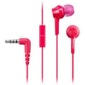 Miniatyrbild 1 av 4: PANASONIC - RPTCM105EP - In-ear hörlurar - Integrerad mikrofon - Rosa