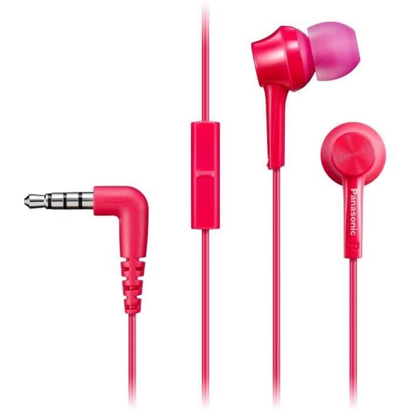 PANASONIC - RPTCM105EP - In-ear hörlurar - Integrerad mikrofon - Rosa