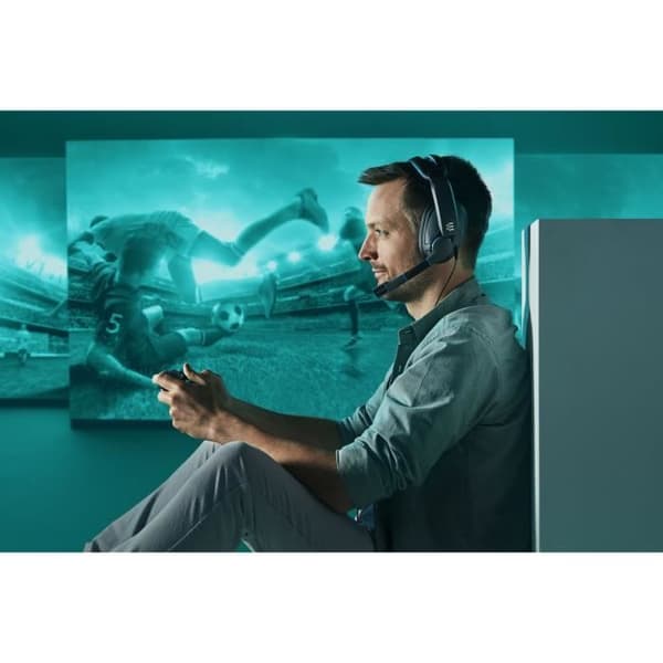 EPOS GSP 300 Black/Blue headset - Kvalitetsljud och förstklassig komfort