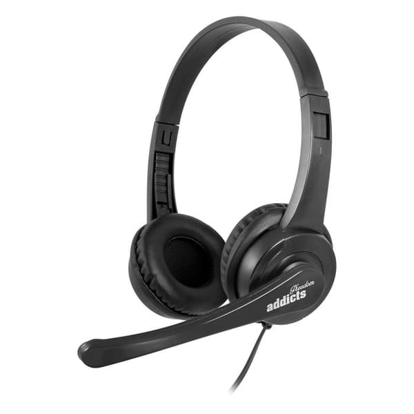 Hörselkåpor och Mikrofon - NGS - VOX 505 - 32 Ohm - Svart - USB-anslutning