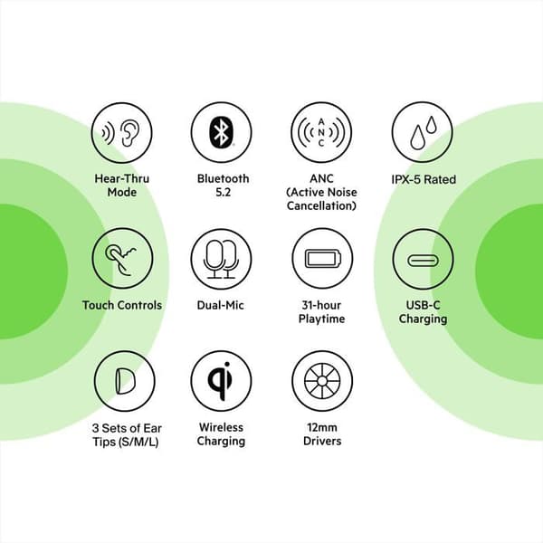 SOUNDFORM Flow True wifi WHTBelkin SOUNDFORM Flow hörlurar. Produkttyp: Hjälm. Anslutningsteknik: Trådlös,