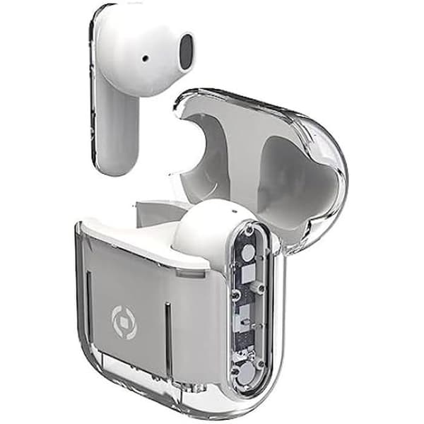 Trådlösa hörlurar - CELLY - Vit - In-ear - Montering på örat - NFC