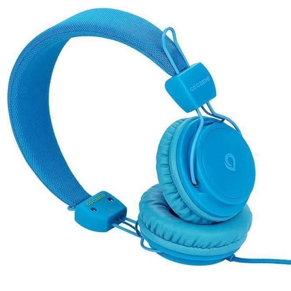 Co:Caine City Beat, Supraaural, Bandeau, Med sladd, 20 - 20000 Hz, 1,2 m, Blå