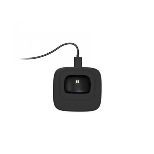 POLONA03BD TRÅDLÖST BLUETOOTH-HEADSET MED LADDNINGSBAS, CVC-BULSRÄMPNING SKU 120839007101 Brusreducerande mikrofon ger en