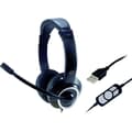 Miniatyrbild 1 av 4: Mikroheadset - CONCEPTRONIC - POLONA 01B - USB med sladd - Öronomslutande - Svart