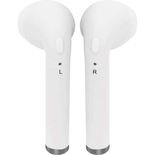 DENVER TWE-36MK2 Bluetooth in-ear hörlurar vita - Hörlurar med mikrofon - 3 timmars batteritid