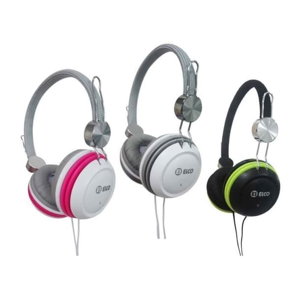 Elco PD-1047B, Circumaural, Huvudbåge, Med sladd, 20 - 20000 Hz, 113 dB, 1,4 m