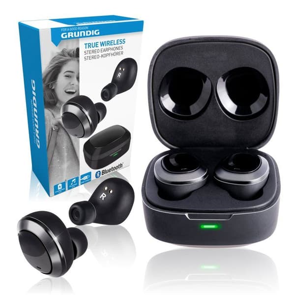 Grundig Bluetooth-hörlurar Svart