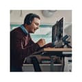 Miniatyrbild 5 av 6: Poly Voyager Focus 2 Microsoft Teams certifierade USB C-headset + USB-C/A-adapter - Microsoft Teams-certifiering - Google Assistant