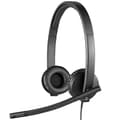 Miniatyrbild 2 av 3: Binaural hörlurar - Logitech - H570e - Svart - USB - Andningsljuddämpning