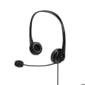 Miniatyrbild 3 av 3: Över-ear hörlurar - Lindy - USB - Svart - Trådad - Justerbar mikrofon