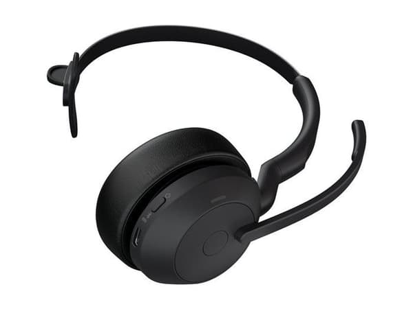 Hörlurar - JABRA - Evolve2 55 - Trådlös - Aktiv brusreducering - USB