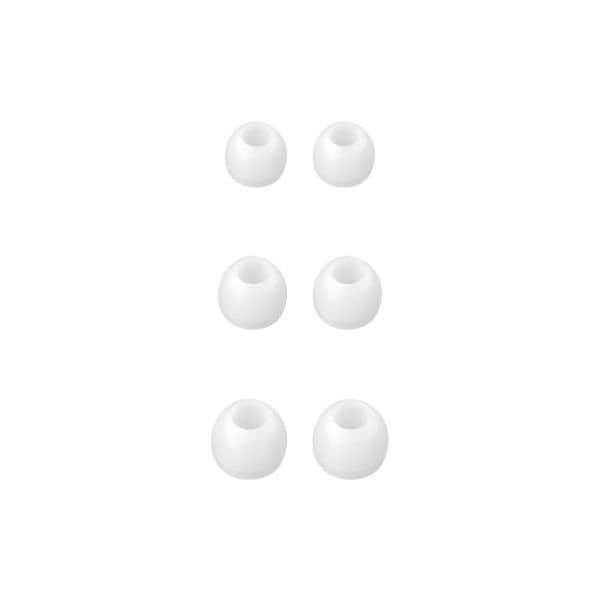 Panasonic In-ear hörlurar RP-TCM55E-W, Neodym-magnet, mikrofon, samtalsknapp, Ergo Fit-design, vit