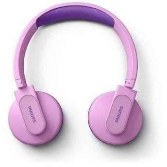 PHILIPS TAK4206PK / 00 - Trådlösa on-ear hörlurar för barn - Upplysta koppar - Föräldrakontroll - <85 dB - Rosa