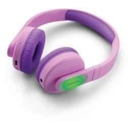 PHILIPS TAK4206PK / 00 - Trådlösa on-ear hörlurar för barn - Upplysta koppar - Föräldrakontroll - &lt;85 dB - Rosa