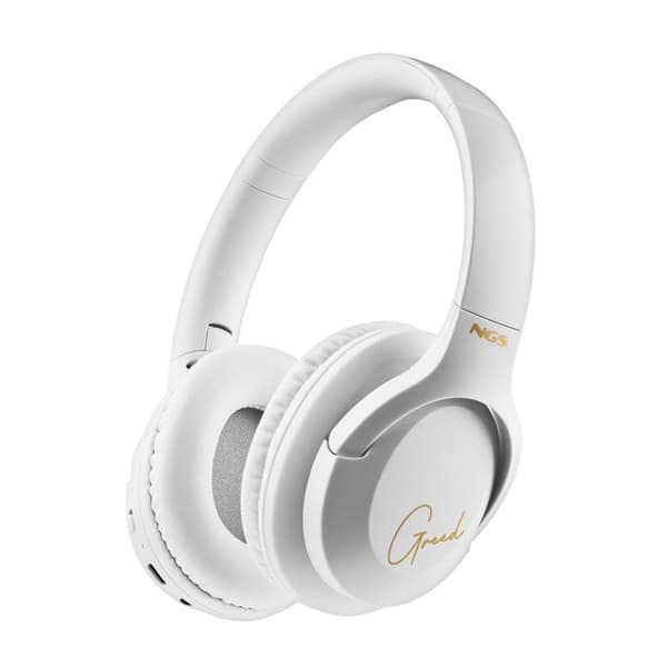 Bluetooth-hörlurar - NGS - ARTICA GREED WHITE - 5.1 - 10 timmars batteritid - Inbyggd mikrofon