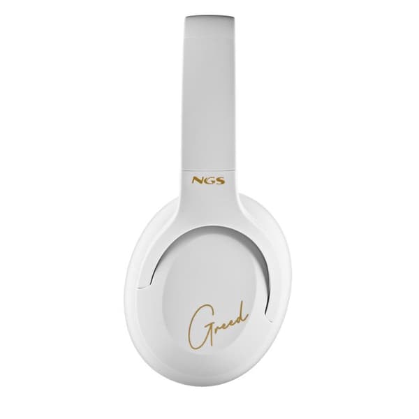 Bluetooth-hörlurar - NGS - ARTICA GREED WHITE - 5.1 - 10 timmars batteritid - Inbyggd mikrofon