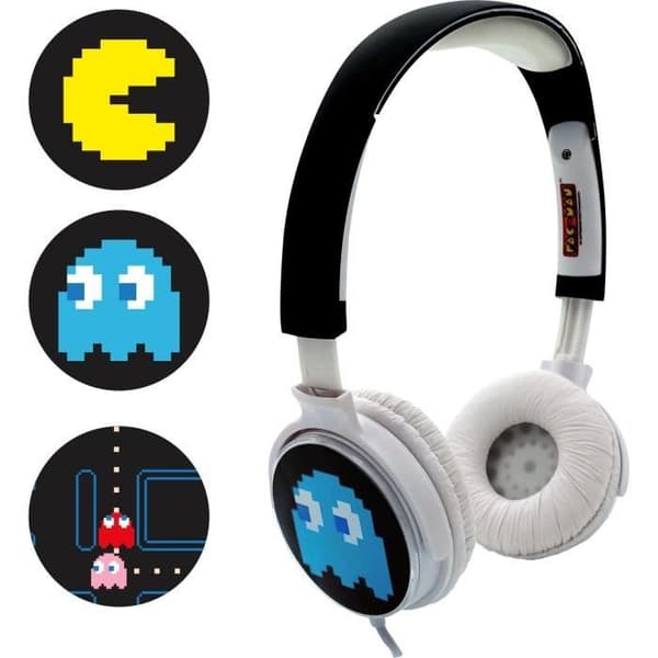 Personlig hörlur PACMAN - TEKNOFUN - 3 utbytbara sidor - För barn från 3 år