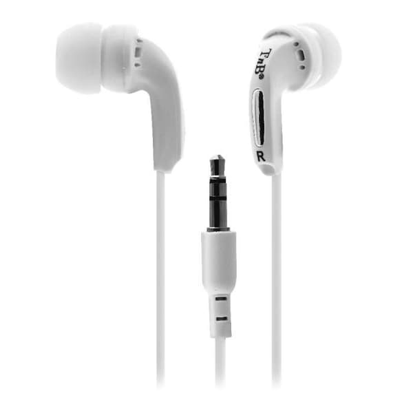 TNB FIZZ - 3,5 mm jack stereohörlurar - vit