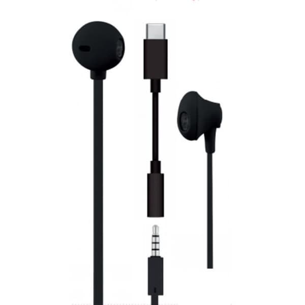 TNB ESSWEETCBK - SWEET &amp; TYPE C ADAPTER - Semi-in-ear hörlurar - Svart