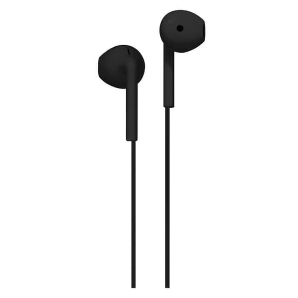 Typ-C T'nB semi-in-ear hörlurar - svarta