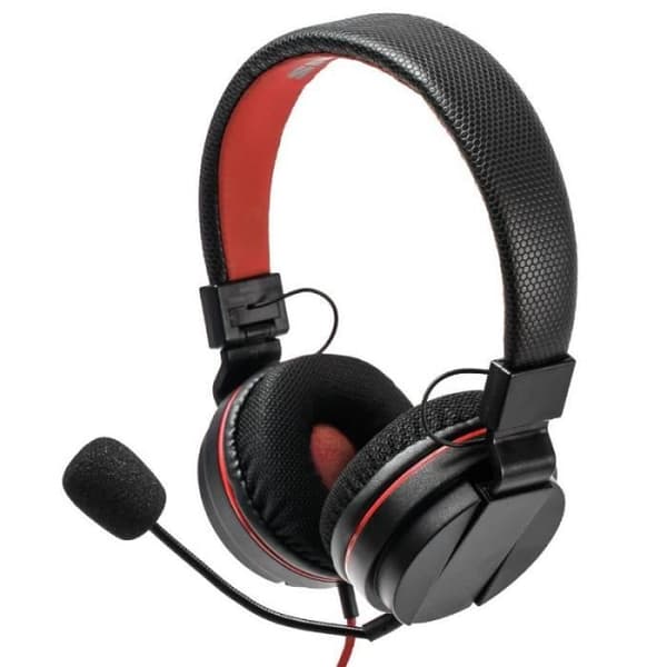 Snakebyte Head:Set S Headphones Trådbundet pannband Play Black, Red - 4039621913112