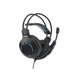 GIGN spelheadset med mikrofon för PS5 - Xbox Serie X - PS4 - Xbox One - PC Nintendo Switch