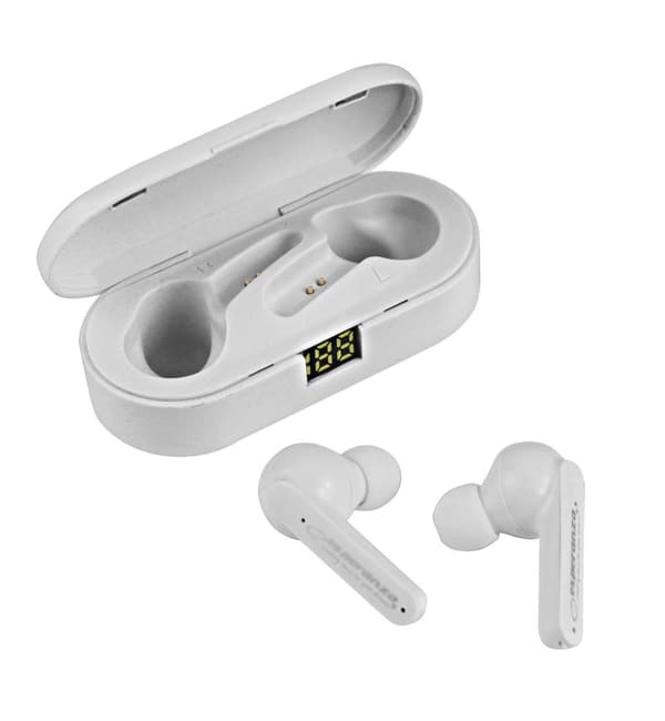 Esperanza EH230W Bluetooth In-Ear hörlurar TWS Vit