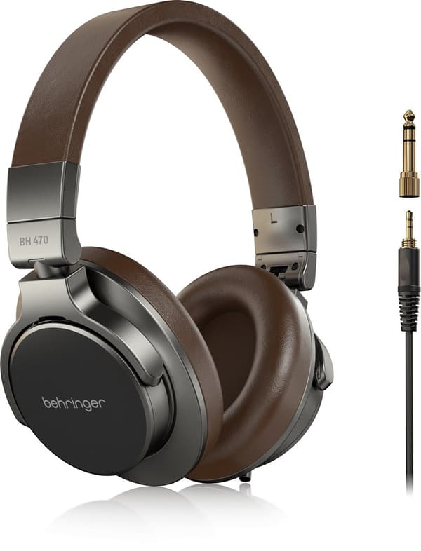 Behringer BH 470 hörlurar/headset Trådbunden Handheld Music Brun