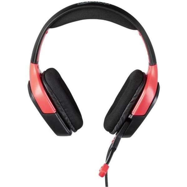 Konix Naruto Akatsuki Headset Black and Red - Universal headset för konsoler och PC