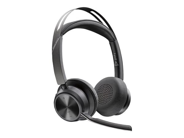 In-ear hörlurar - HP - Poly Voyager Focus 2 - Bluetooth - Aktiv brusreducering - USB-C