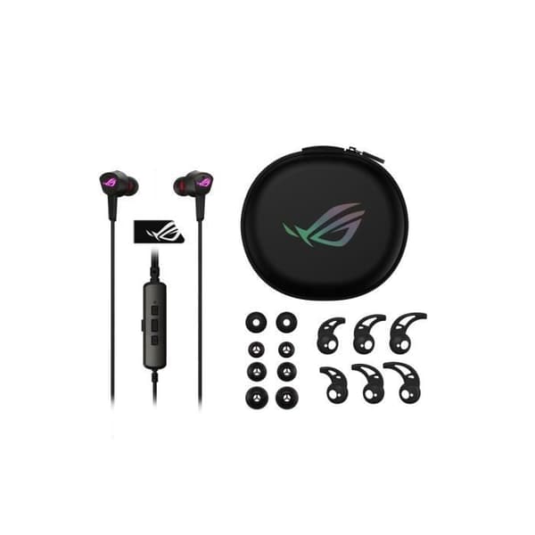 In-ear hörlurar - ASUS - ROG Cetra II - ANC - Aura Sync RGB - USB-C