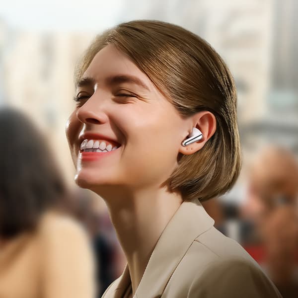 Joyroom Funpods True Wireless Headset med aktiv støjreduktion - hvid