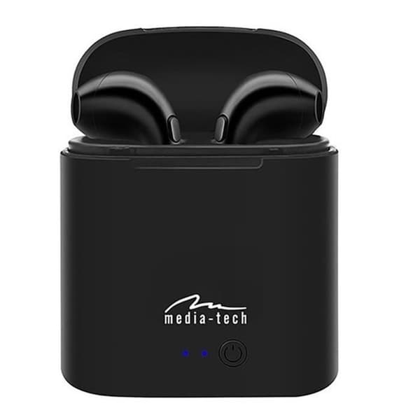 Media-tech Wireless BT TWS In-Ear-hörlurar med Powerbank