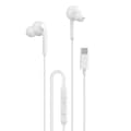Miniatyrbild 1 av 2: Dudao In-Ear Headset med USB-C-kontakt 1,2m - Vit