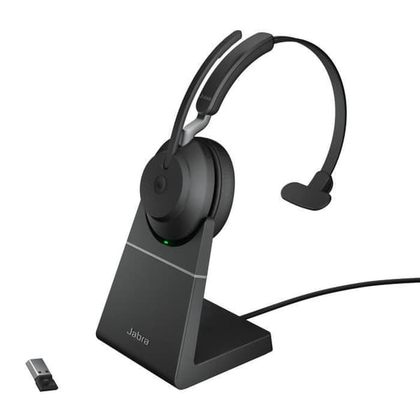 Hörlurar - JABRA - Evolve2 65 - Trådlös - In-ear - Brusreducering
