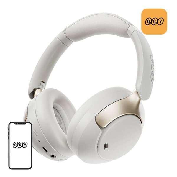 QCY H3 Pro-hodetelefoner (hvite)