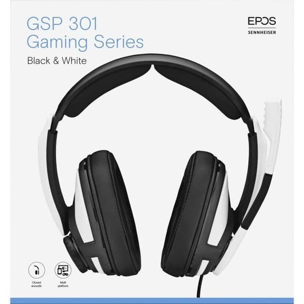 EPOS GSP 301 White headset - Kvalitetsljud och förstklassig komfort
