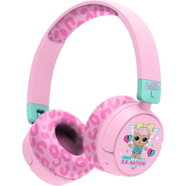Trådlösa hörlurar - OTL Technologies - LOL Surprise - Föräldrakontroll - Bluetooth V5.3 - 24 timmars batteritid