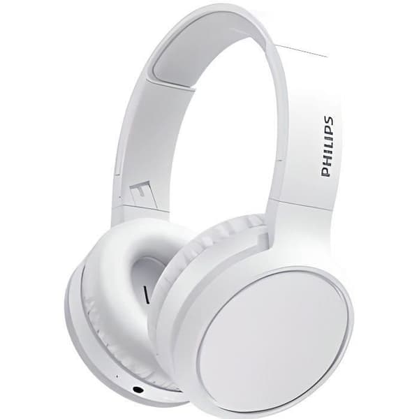 Philips TAH5205WT/00 trådlösa hörlurar - 40 mm högtalare - Bluetooth - Kompakt hopfällbar - 29 timmars batteritid - Vit
