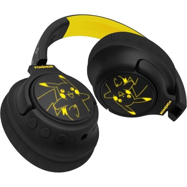 Trådlösa hörlurar - OTL TECHNOLOGIES - Pikachu - Fällbara - Bluetooth V5.3 - LED