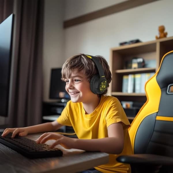 Trådlösa hörlurar - OTL TECHNOLOGIES - Pikachu - Fällbara - Bluetooth V5.3 - LED