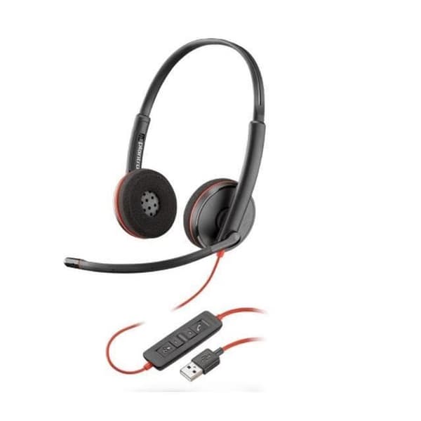 Headset med mikrofon PLANTRONICS BLACKWIRE C3220 USB-A 209745-201