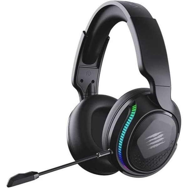 Hörlurar med Mikrofon - Mad Catz - P.I.L.O.T. Pro - Svart RGB - Bluetooth - Bakgrundsbelyst