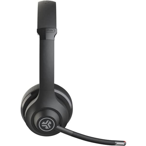 JLab Audio - GO Work Wireless Headset Svart - Trådlösa hörlurar - Bluetooth - 45h BT batteritid