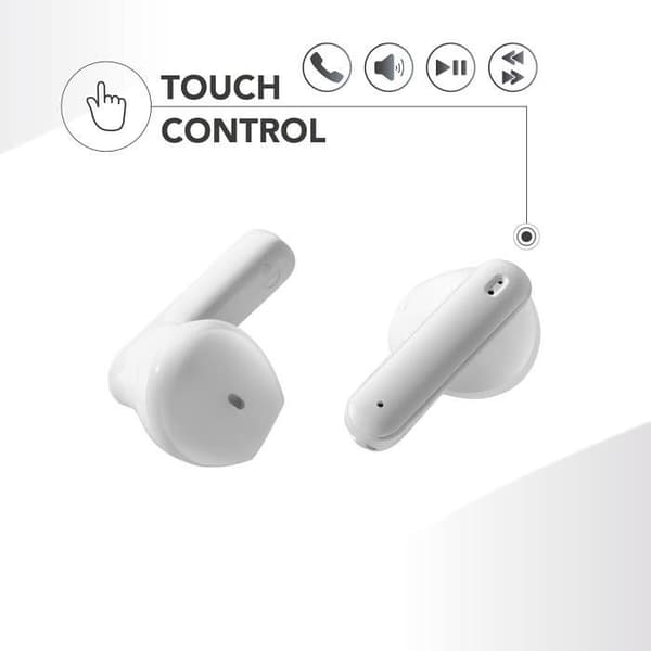 Musikljuddrip - Bluetooth-kapselhörlurar - Transparent fodral med modernt mönsterdesign - 19 timmars speltid - C