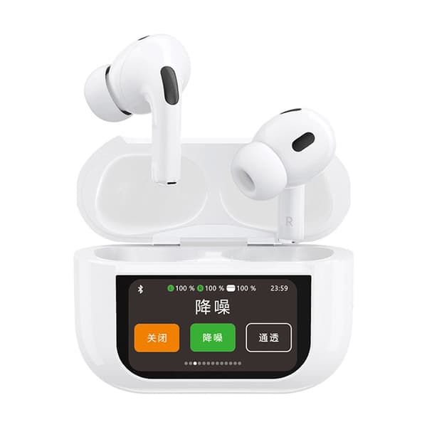 Dudao U19 Langattomat in-ear-kuulokkeet Bluetooth 5.3:lla ja ANC:llä - Valkoinen