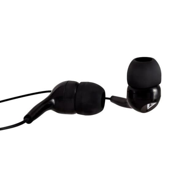 Hörlurar - V7 - HA105-3EB - Kabelansluten - In-ear - 32 Ohm - Svart