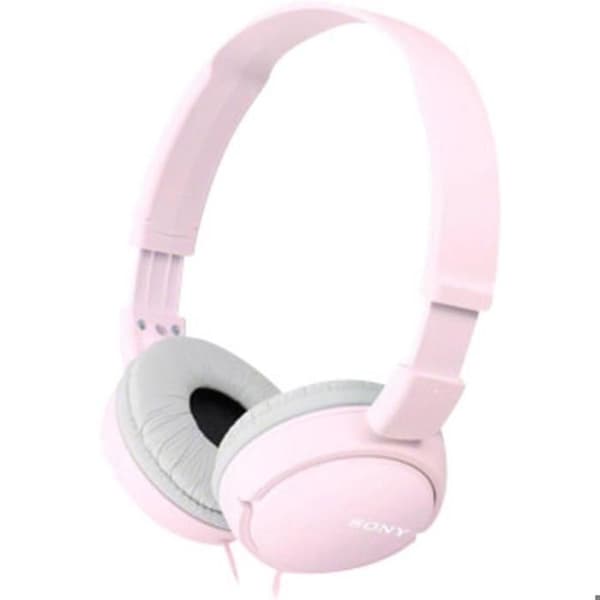 Hörlurar - SONY - MDRZX110 - Kuddöron - Trådad - Rosa